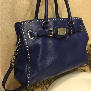 Michael Kors  Cobalt Blue Hamilton-silver hardware